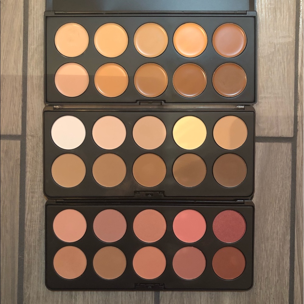 Makeup palette bundle (concealer, bronzer, blush)
